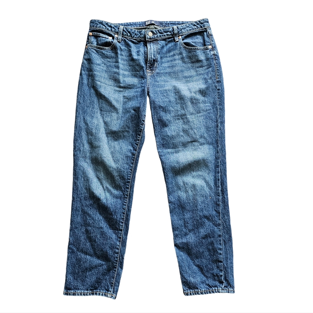 GAP Denim Blue Slim Boyfriend Jeans Women's Size 14/32